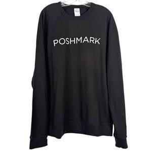 POSHMARK NEW Rare Black Logo Sweatshirt 2XL Poshfixings NEW
